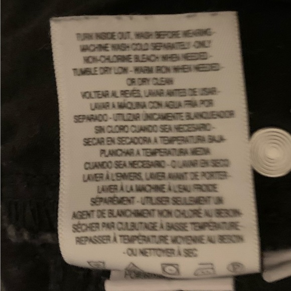 Jessica Simpson Adored H Rise Jeans, Good Condition, Faded Black,Cut Off Hems - Picture 10 of 10